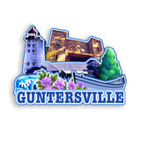 Kühlschrankmagnet für Guntersville Alabama USA 366