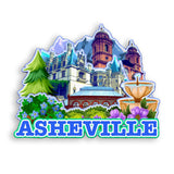 Refrigerator Magnet for Asheville North Carolina USA  1088