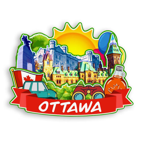 Refrigerator Magnet for Ottawa Canada  1857