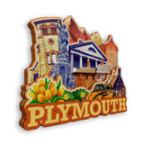 Refrigerator Magnet for Plymouth Massachusetts USA  985