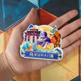 Магнит на холодильник для Ухай, Внутренняя Монголия, Китай 856