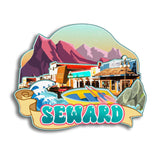 Kühlschrankmagnet für Seward Alaska USA 162