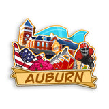 Kühlschrankmagnet für Auburn Alabama USA 359