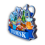 Refrigerator Magnet for Tomsk Russia  2562