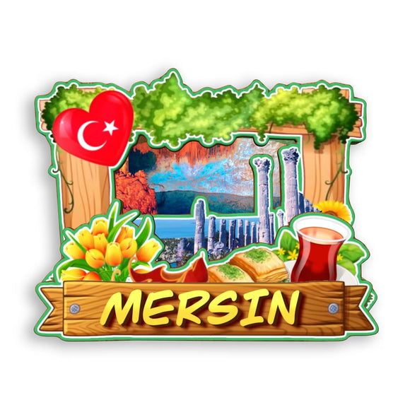 Refrigerator Magnet for Mersin Turkey  1683