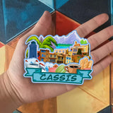 Refrigerator Magnet for Cassis France  2610