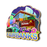 Магнит на холодильник для Фэрбенкса, Аляска, США, 106