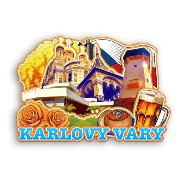 Refrigerator Magnet for Karlovy Vary Czech  2093
