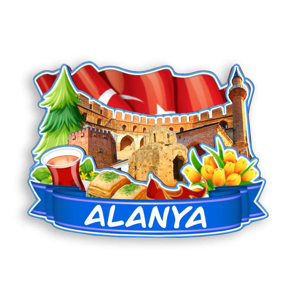 Refrigerator Magnet for Alanya Turkey  1656