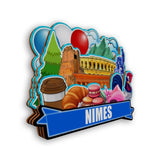 Refrigerator Magnet for Nimes France  2580