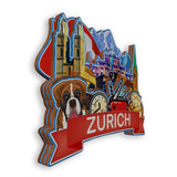 Kühlschrankmagnet für Zürich Schweiz 2030