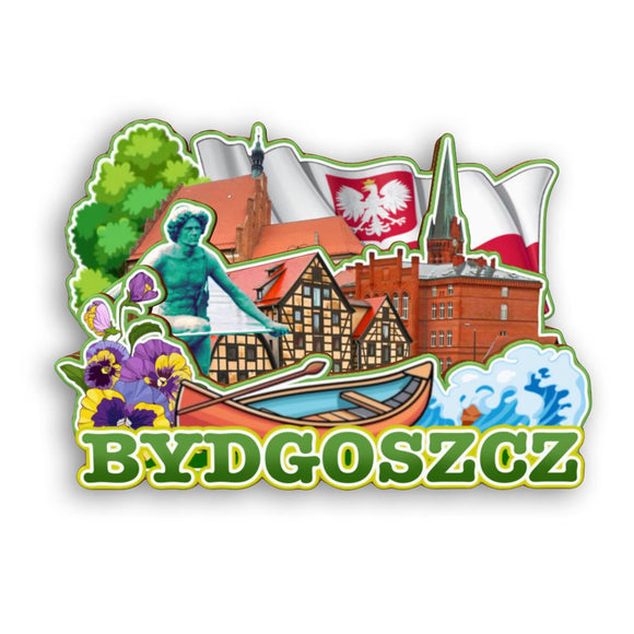 Refrigerator Magnet for Bydgoszcz Poland  2126
