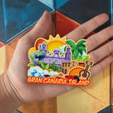 Kühlschrankmagnet für die Insel Gran Canaria, Spanien 1420