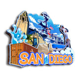 Kühlschrankmagnet für San Diego, Kalifornien, USA 229