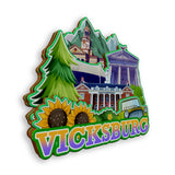 Refrigerator Magnet for Vicksburg Mississippi USA  1014