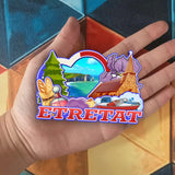 Refrigerator Magnet for Etretat France  2569