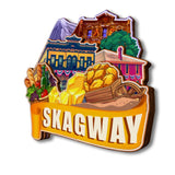 Kühlschrankmagnet für Skagway Alaska USA 153