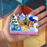 Refrigerator Magnet for Savonlinna Finland  2340