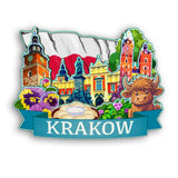 Refrigerator Magnet for Krakow Poland  2111