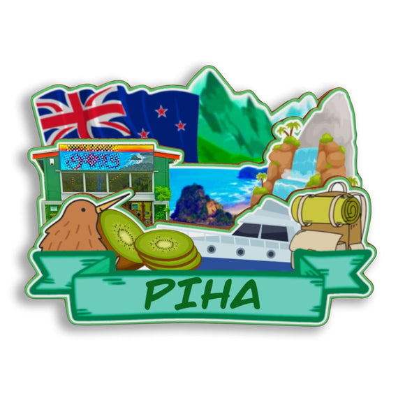 Refrigerator Magnet for Piha New Zealand  2759