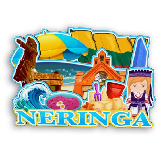 Refrigerator Magnet for Neringa Lithuania  2485