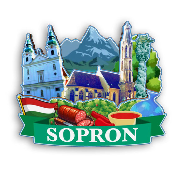Refrigerator Magnet for Sopron Hungary  2147