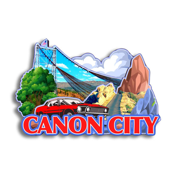 Kühlschrankmagnet für Canon City Colorado USA 276