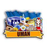 Refrigerator Magnet for Uman Ukraine  2398