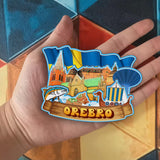 Kühlschrankmagnet für Orebro Schweden 2170