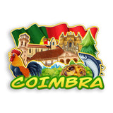 Refrigerator Magnet for Coimbra Portugal  1947