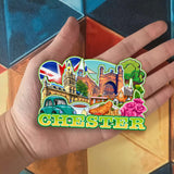 Refrigerator Magnet for Chester UK  2863