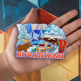 Refrigerator Magnet for Rovaniemi Finland  2338