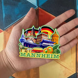 Kühlschrankmagnet für Mannheim Deutschland 1200