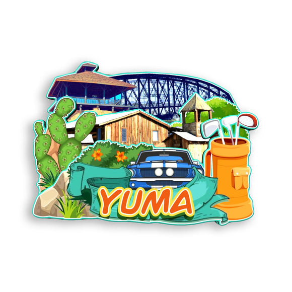 Kühlschrankmagnet für Yuma Arizona USA 308