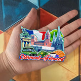 Refrigerator Magnet for Clermont-Ferrand France  1318