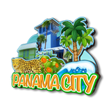 Refrigerator Magnet for Panama City Florida USA  187
