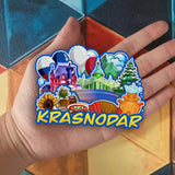 Kühlschrankmagnet für Krasnodar, Russland 2534
