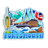 Refrigerator Magnet for Portsmouth UK  1493