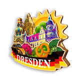 Refrigerator Magnet for Dresden Germany  1196