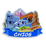 Refrigerator Magnet for Chios Greece  1771