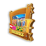 Refrigerator Magnet for Innsbruck Austria  1594
