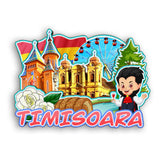 Refrigerator Magnet for Timisoara Romania  2324