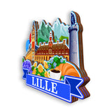 Refrigerator Magnet for Lille France  1363