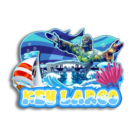Kühlschrankmagnet für Key Largo Florida USA 203