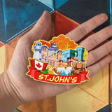 Refrigerator Magnet for St.John's Canada  1885