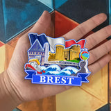Refrigerator Magnet for Brest France  1328