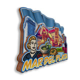 Refrigerator Magnet for Mar Del Plata Argentina  2832