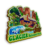 Магнит на холодильник для Национального парка Глейшер, Монтана, США, 1033