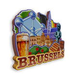 Refrigerator Magnet for Brussels Belgium  2003