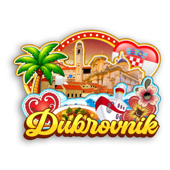 Kühlschrankmagnet für Dubrovnik Kroatien 2208